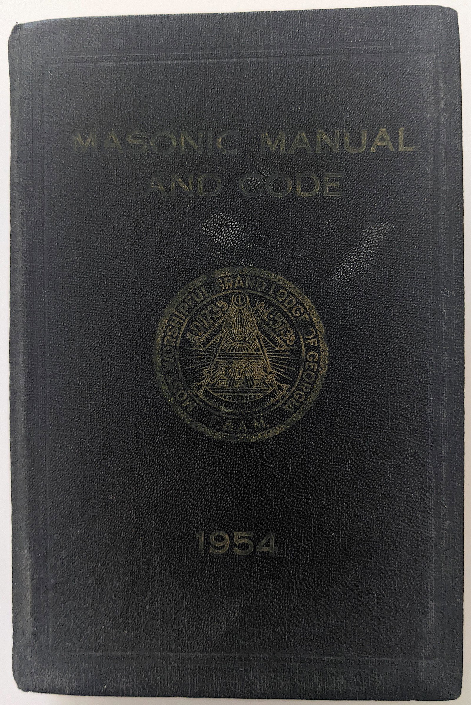 Book Masonic Manual And Code. 1954 (1 of 2)