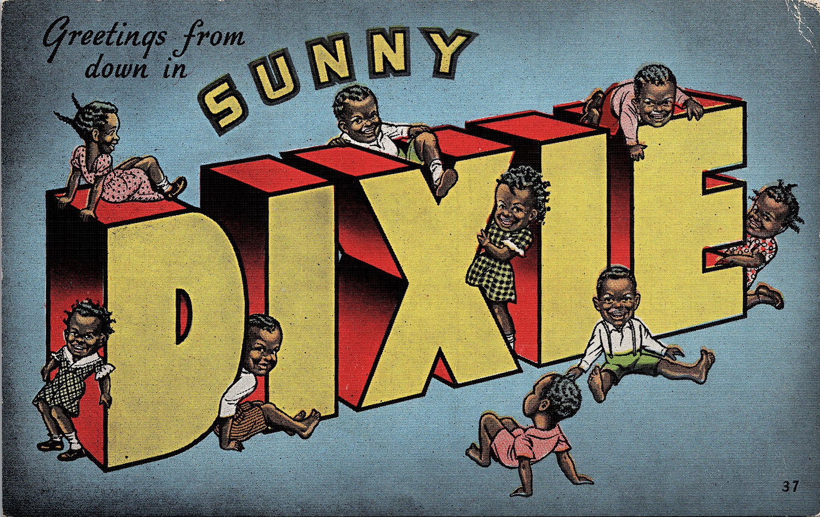 Antique Vintage Rare Postcard African American (1 of 2)