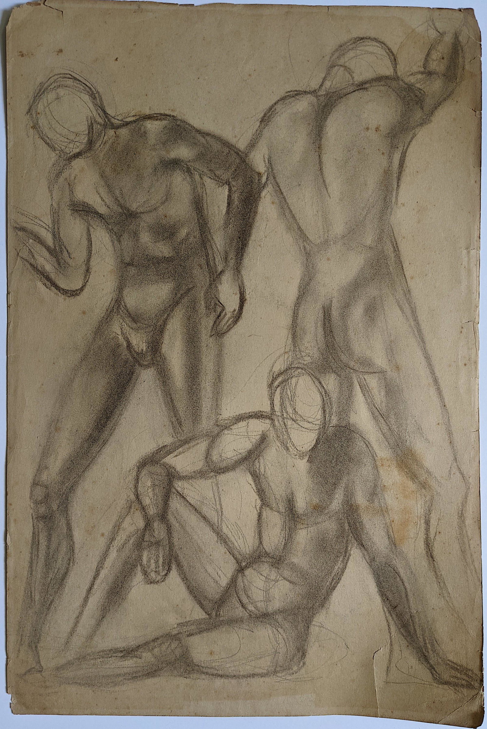 Vintage Original OUIDA GEORGE Sketch Body Drawing (1 of 2)