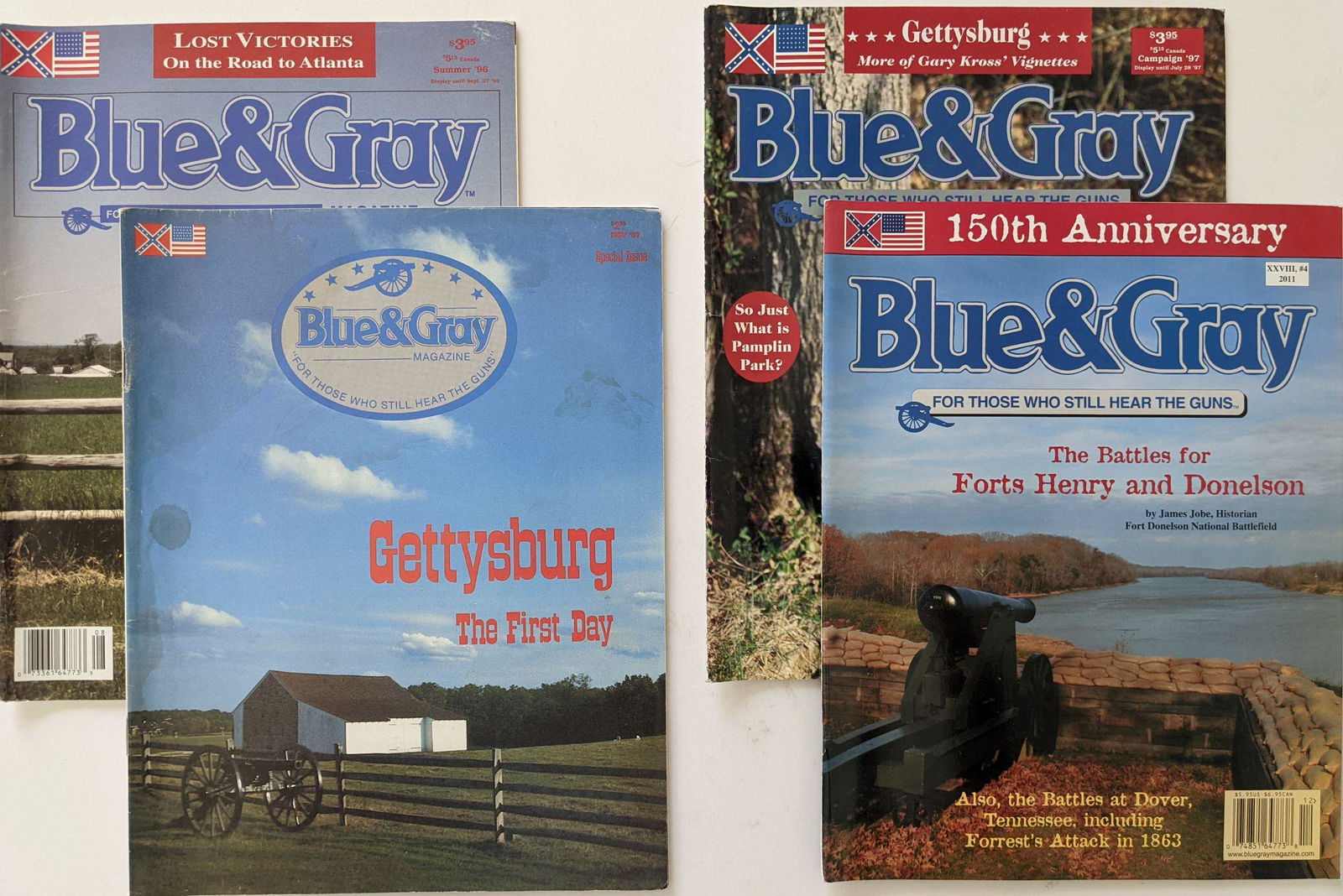 Set 4 Magazines Of "BLUE & GRAY", For Those Who Still Hear The Guns (1 of 1)
