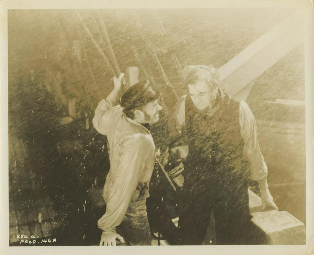 MOBY DICK Gregory Peck Still Photo, 1956: This photo is coming from the collection of Joel W. Finler. The dimensions are Approx. 8" x 10". This lot is located in Boca Raton, Fl and its shipment will be made directly by Artelisted. Shipping in