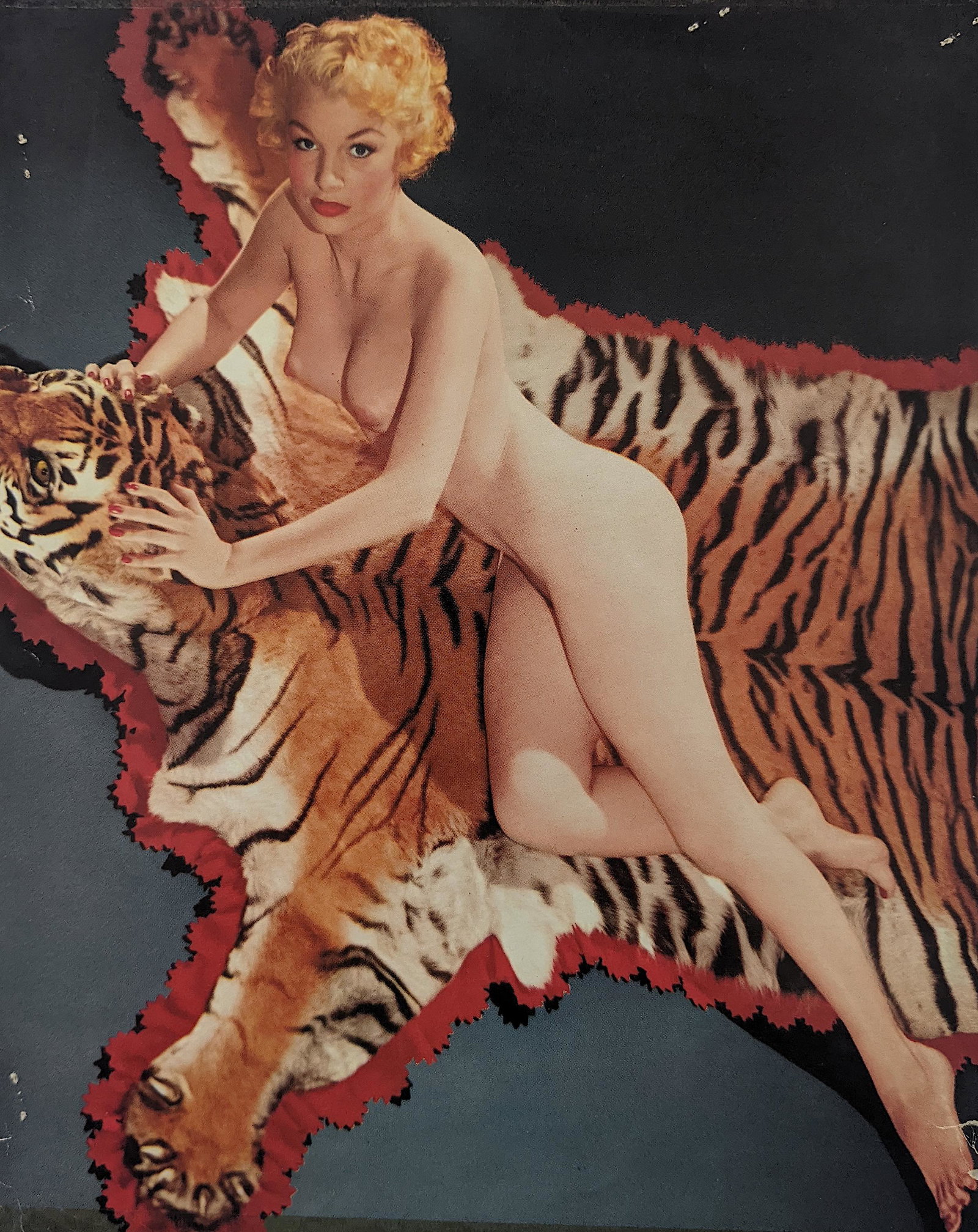 Vintage Pin Up Nude Female Model Fine Print 1950s: This lot is coming from Bunny Yeager's estate/archives. Linnea Eleanor "Bunny" Yeager (March 13, 1929 - May 24, 2014) was an American photographer and pin-up model. She met Bettie Page in 1954, and to
