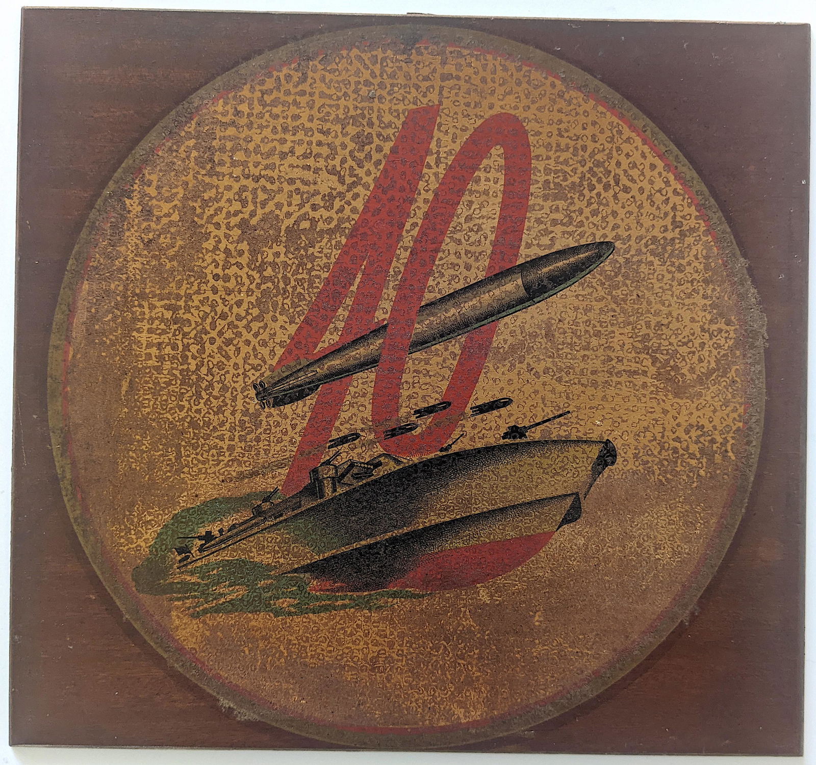 Vintage Motor Torpedo Boat Squadron MTBRon Sign WWII (1 of 2)