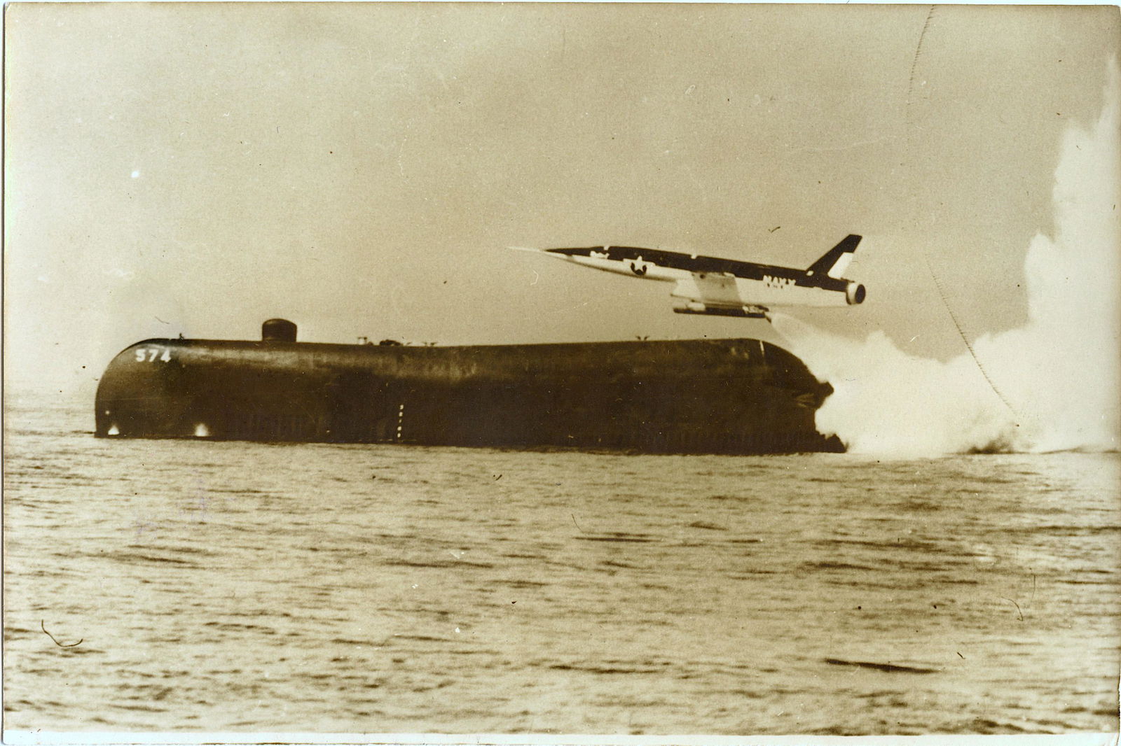 Iconic Press Photo Astronaut NASA Space REGULUS II (1 of 2)