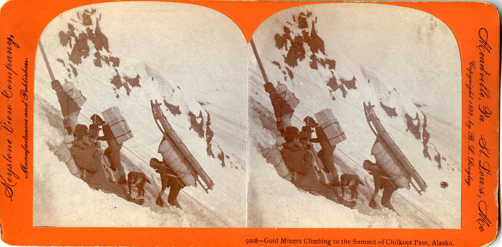 Antique Real Photo Stereoview Gold Miners Alaska: This stereoviews is original from the epoch . The stereoviews we are offering come mainly from collectors in the U.S.A. and constitute wonderful testimonies of past time that tend to be unique. They h