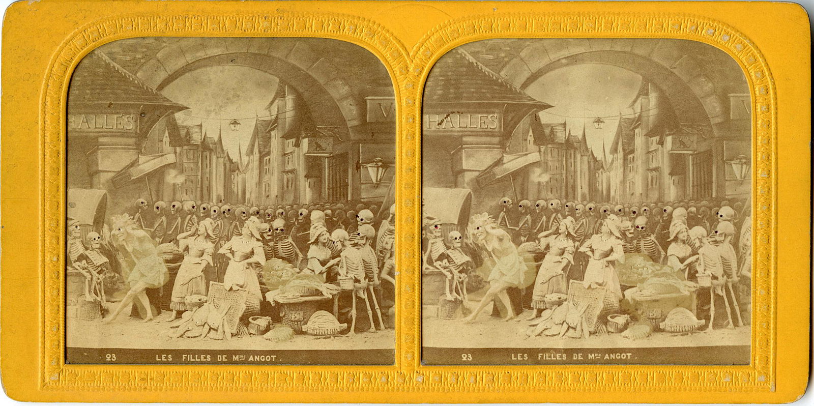 Diableries, 23 Les Filles De Mme Angot French Tissue Extremely Rare (1 of 2)