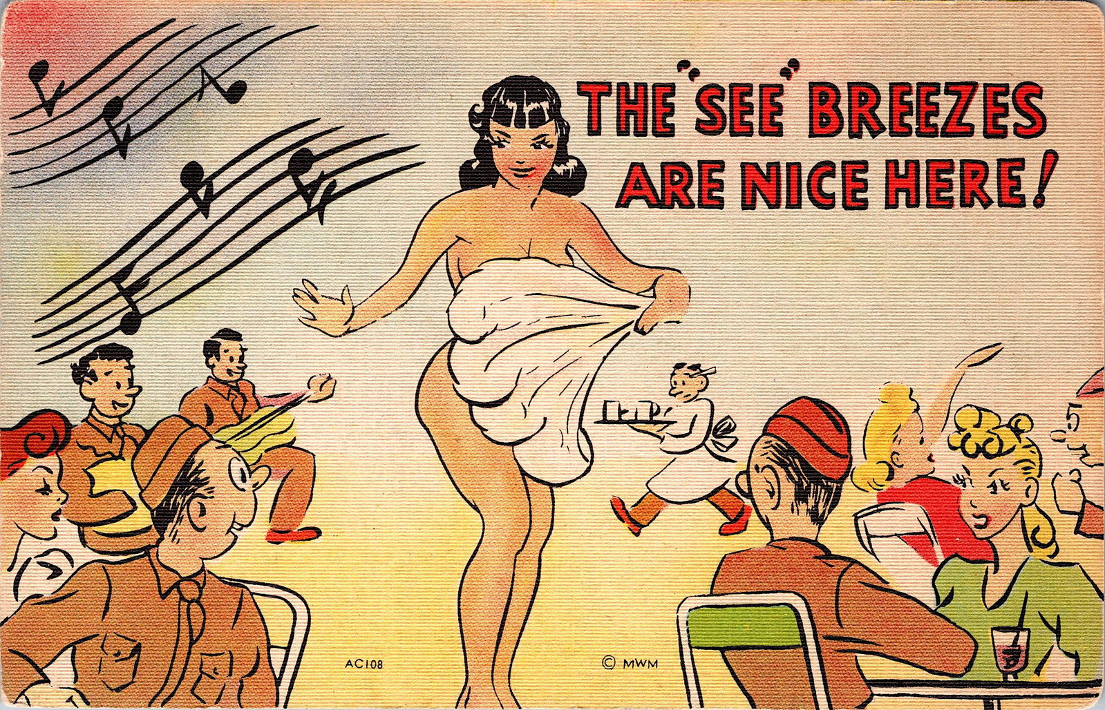 Antique Vintage Rare Postcard Military Sexy Illustration: The dimensions of an antique/vintage postcard are Approx. 5.5"x 3.5" (small variances can occur). ABOUT SHIPPING: This lot is located in Boca Raton, Fl and its shipment will be made directly by Arteli