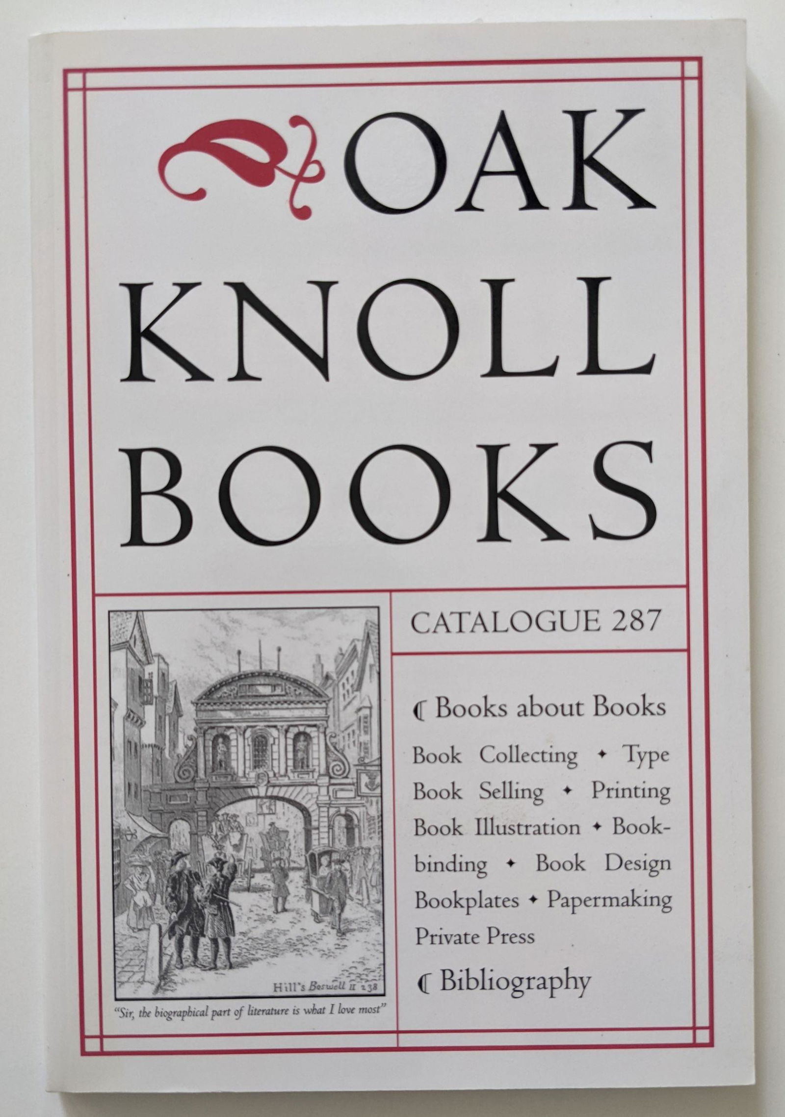 Oak Knoll Books, Catalogue 187 by ROBERT D. FLECK (1 of 2)