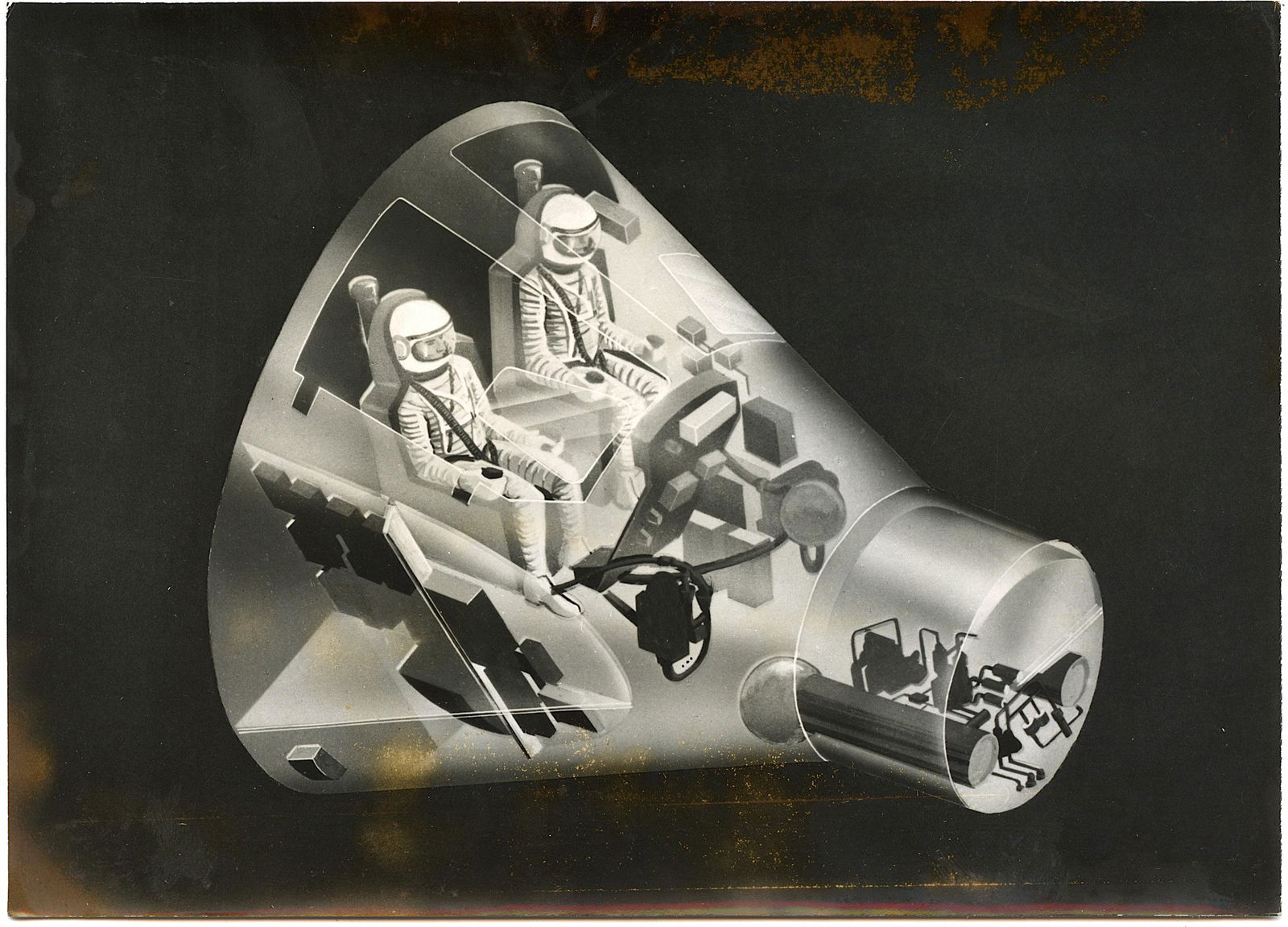 Iconic Press Photo Astronaut NASA Space GEMINI (1 of 2)