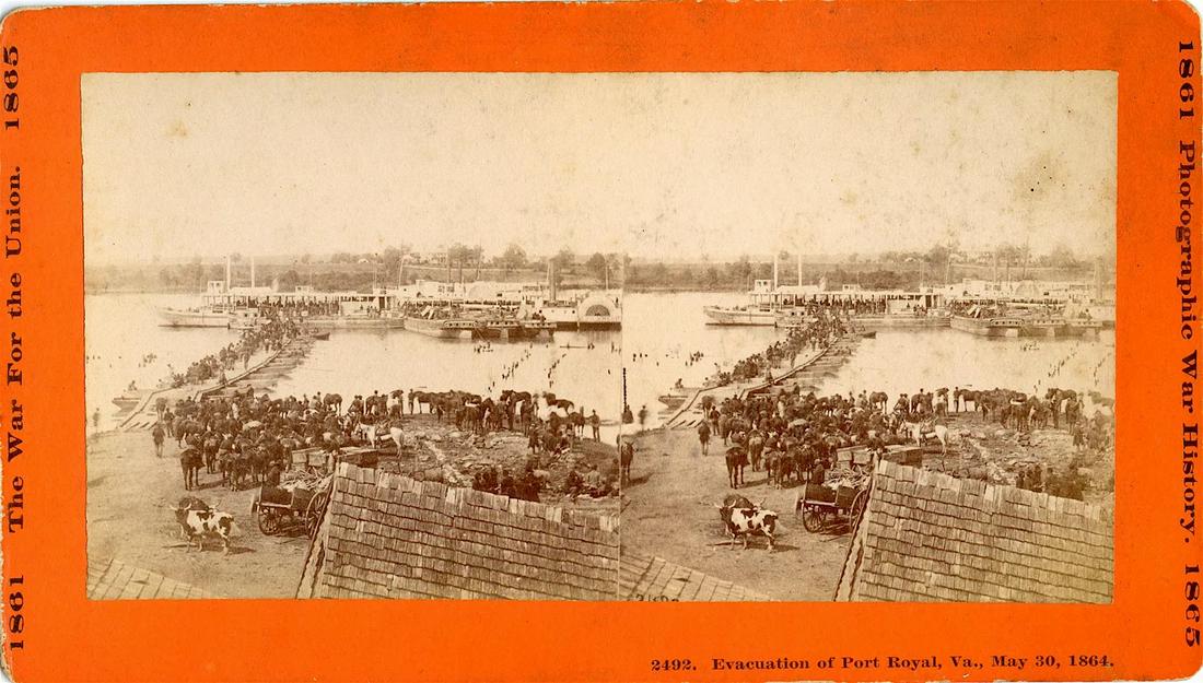 Rare Authentic Antique Real Photo Stereoview American Civil War (1 of 2)