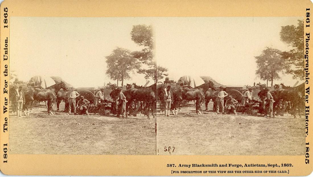 Rare Authentic Antique Real Photo Stereoview American Civil War (1 of 2)