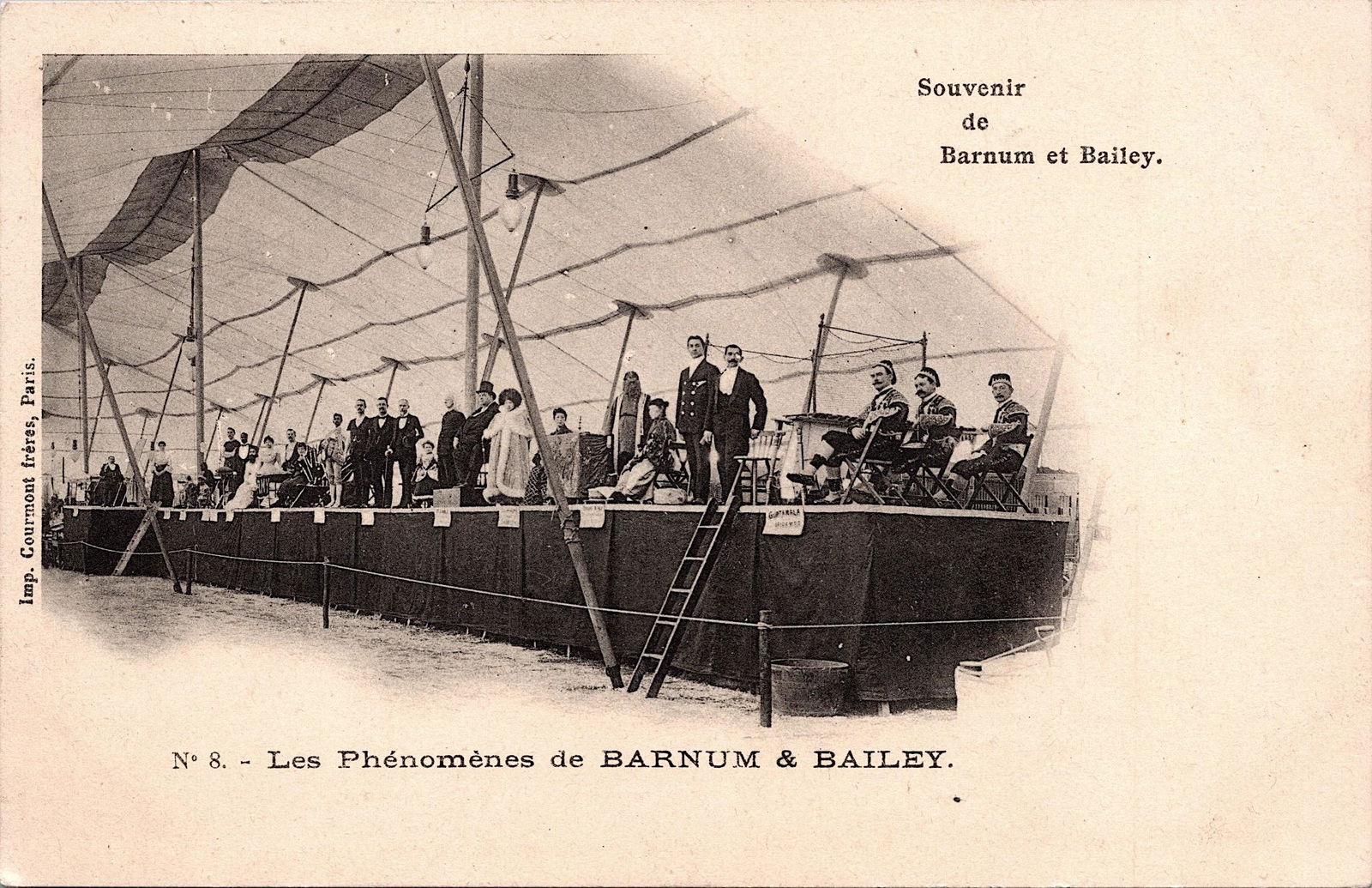 Antique Vintage Postcard Circus Barnum & Bailey (1 of 2)