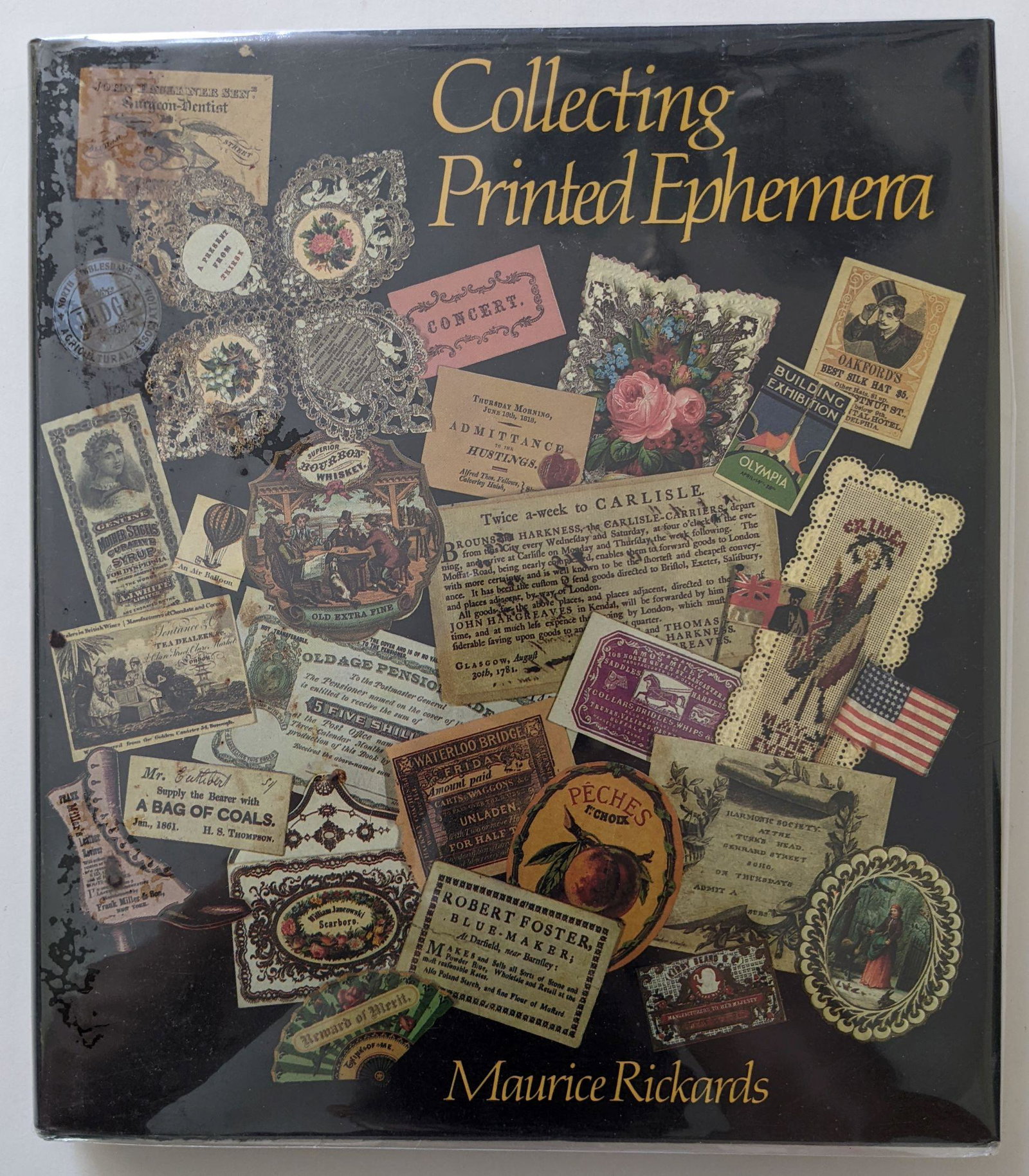 Book Collecting Printes Ephemera by MAURICE RICKARDS: The provenance of this item is from a WWII veteran collector in Georgia. This lot is located in Boca Raton, Fl and its shipment will be made directly by Artelisted. Shipping insurance is the responsib