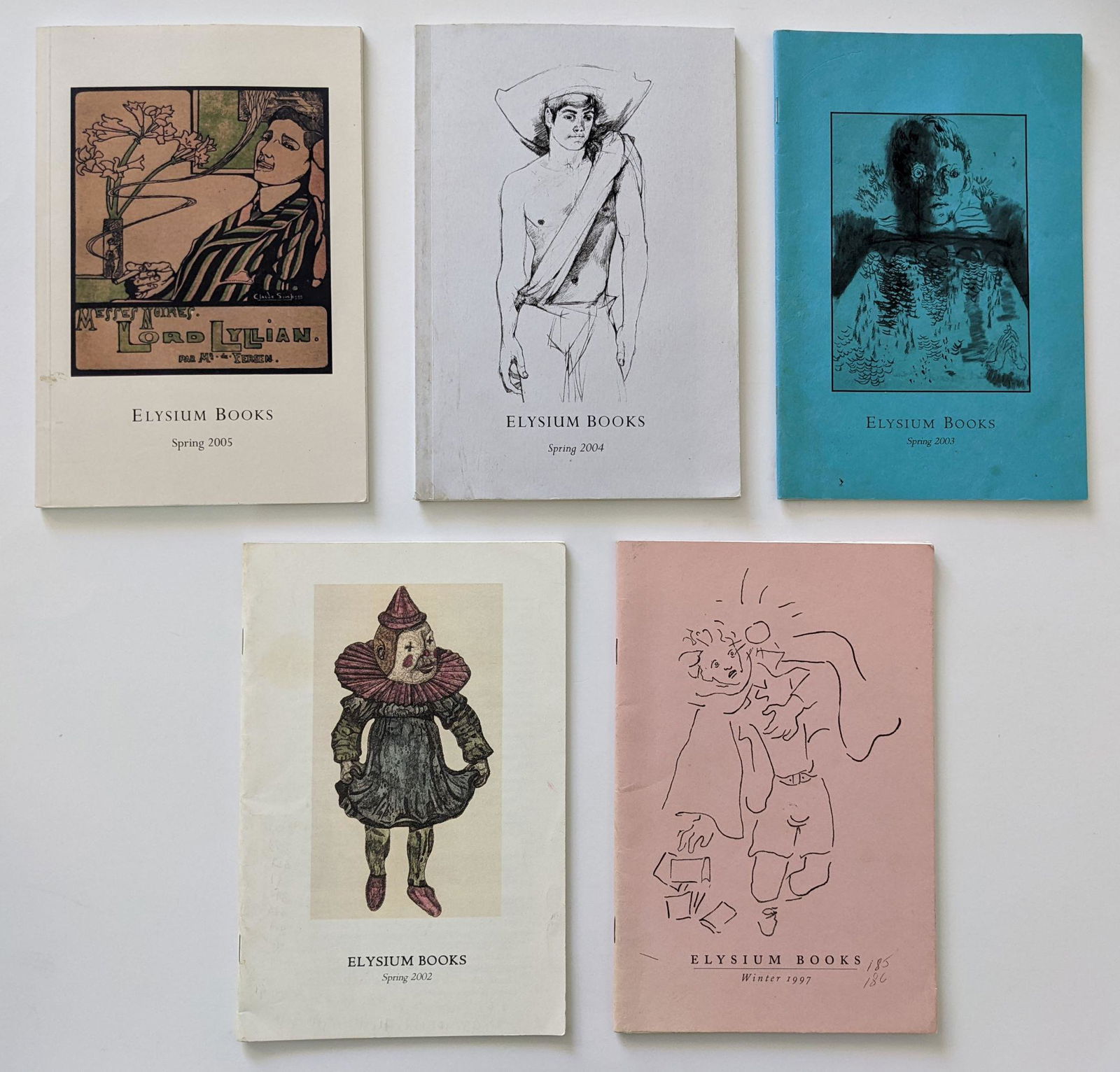 5 Booklets Elysium Books , Spring 2002-2003-2004-2005, Winter 1997 (1 of 1)