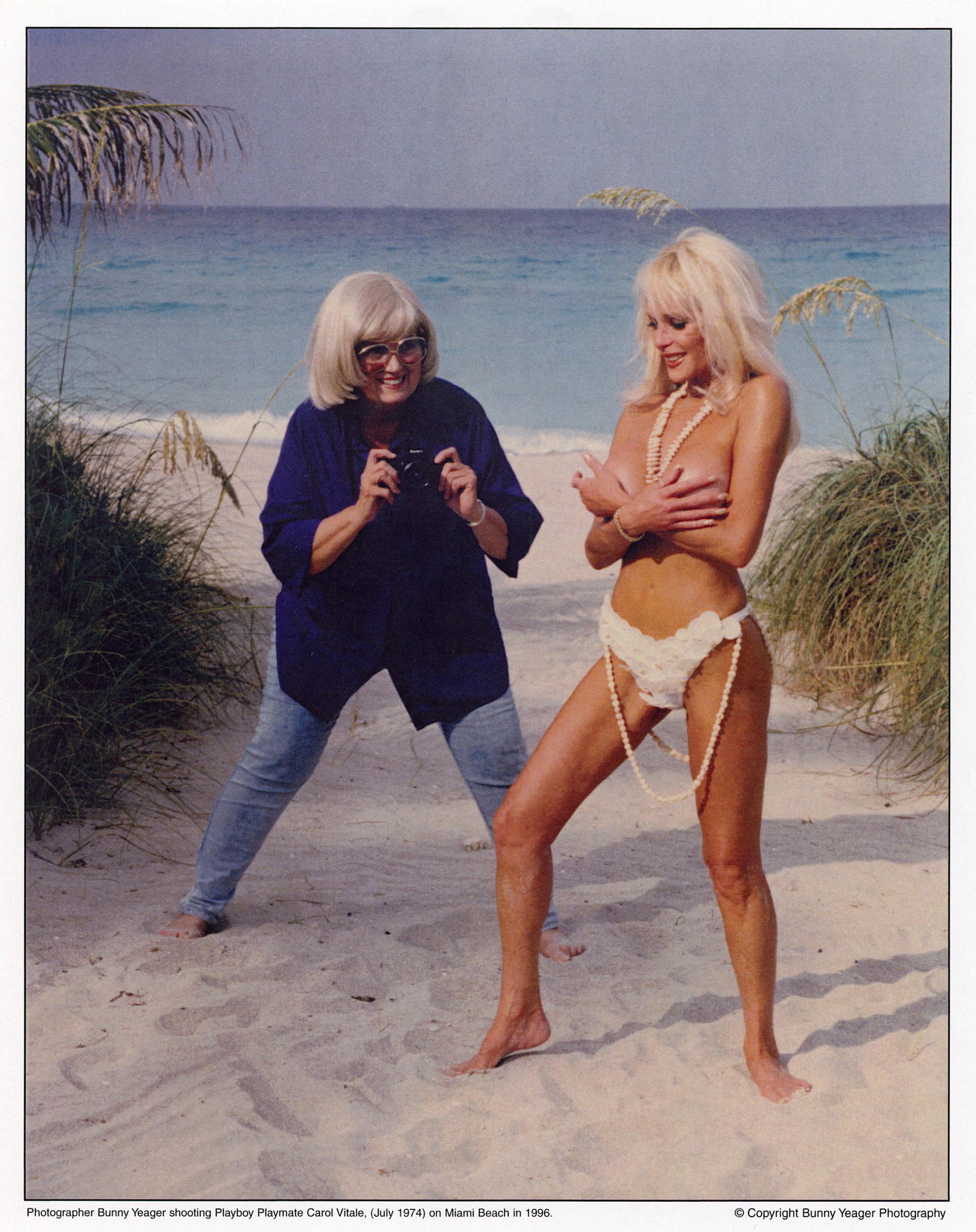 Authentic Litho by Pin Up Photographer BUNNY YEAGER: Model Carol Vitale. This lot is coming from Bunny Yeager's estate/archives. Linnea Eleanor "Bunny" Yeager (March 13, 1929 - May 24, 2014) was an American photographer and pin-up model. She met Bettie 