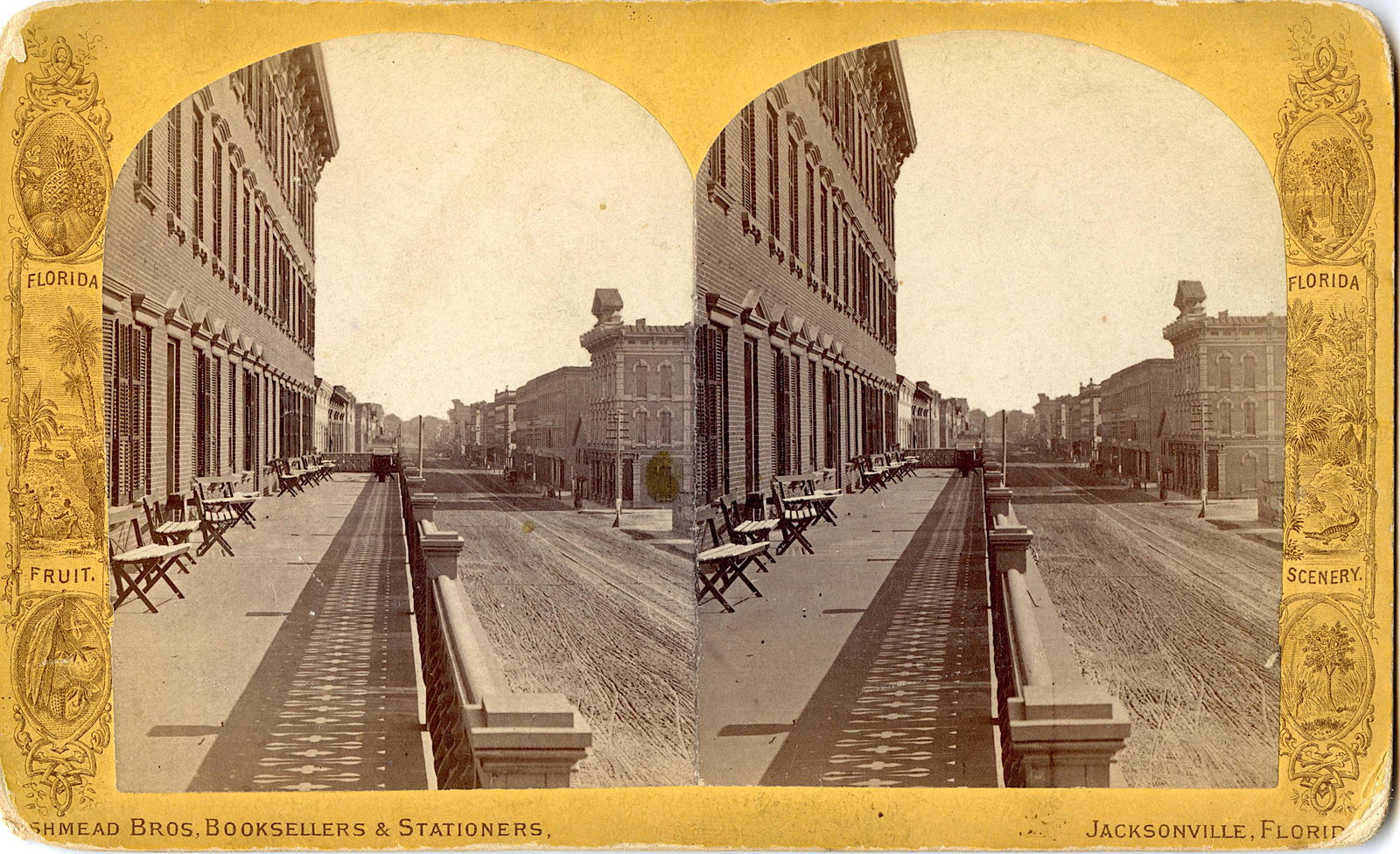 Antique Real Photo Stereoview Jacksonville, FL (1 of 2)