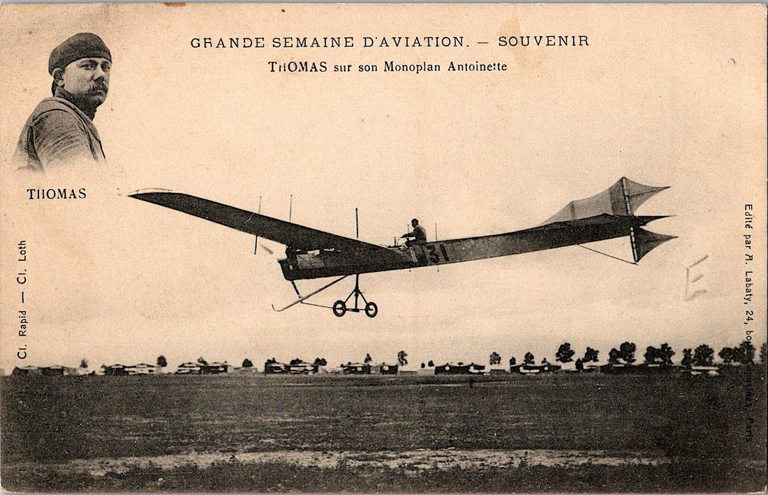 Antique Postcard Pioneers Aviation (1 of 2)