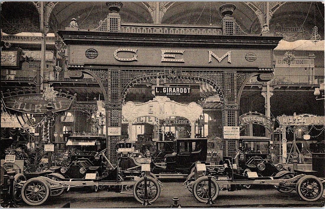 Antique Postcard Car Autos (1 of 2)