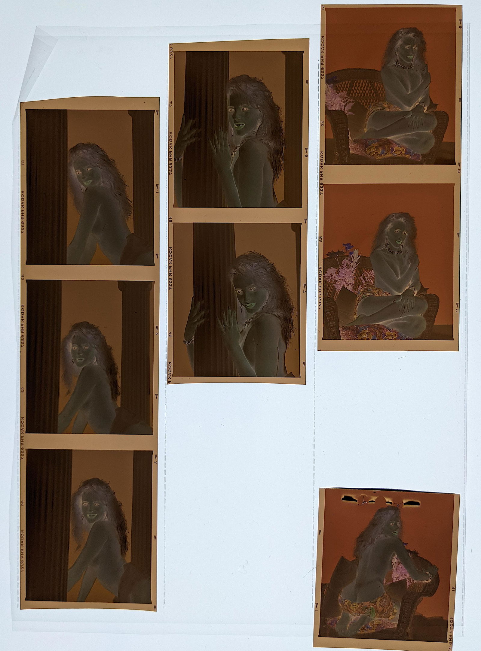 8 Negative Photos Pin Up Risque Sharise (1 of 2)