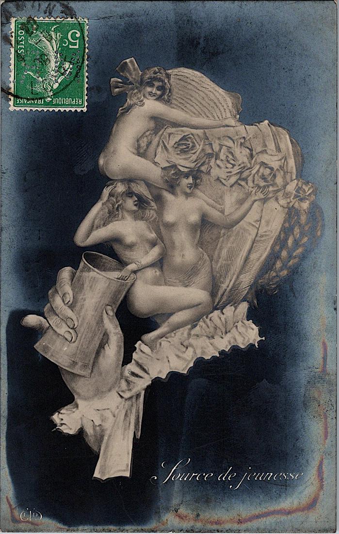 Antique Rare Real Photo Postcard Expressionism (1 of 2)