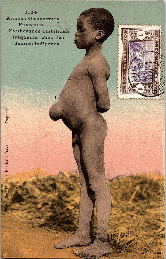 Antique Rare Postcard Africa Boy Native (1 of 2)