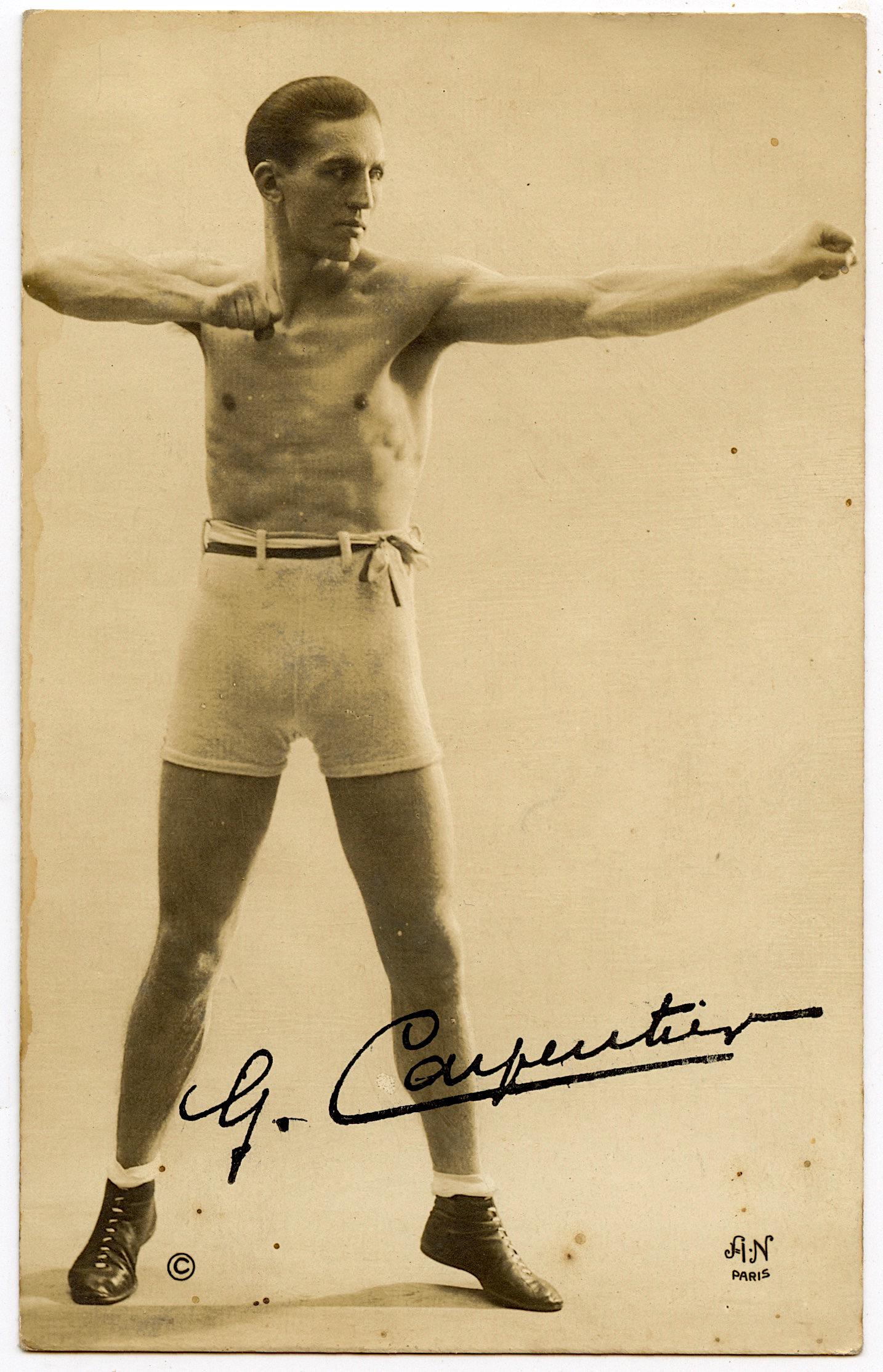 Antique Real Photo Postcard G. Carpentier, Signed (1 of 2)