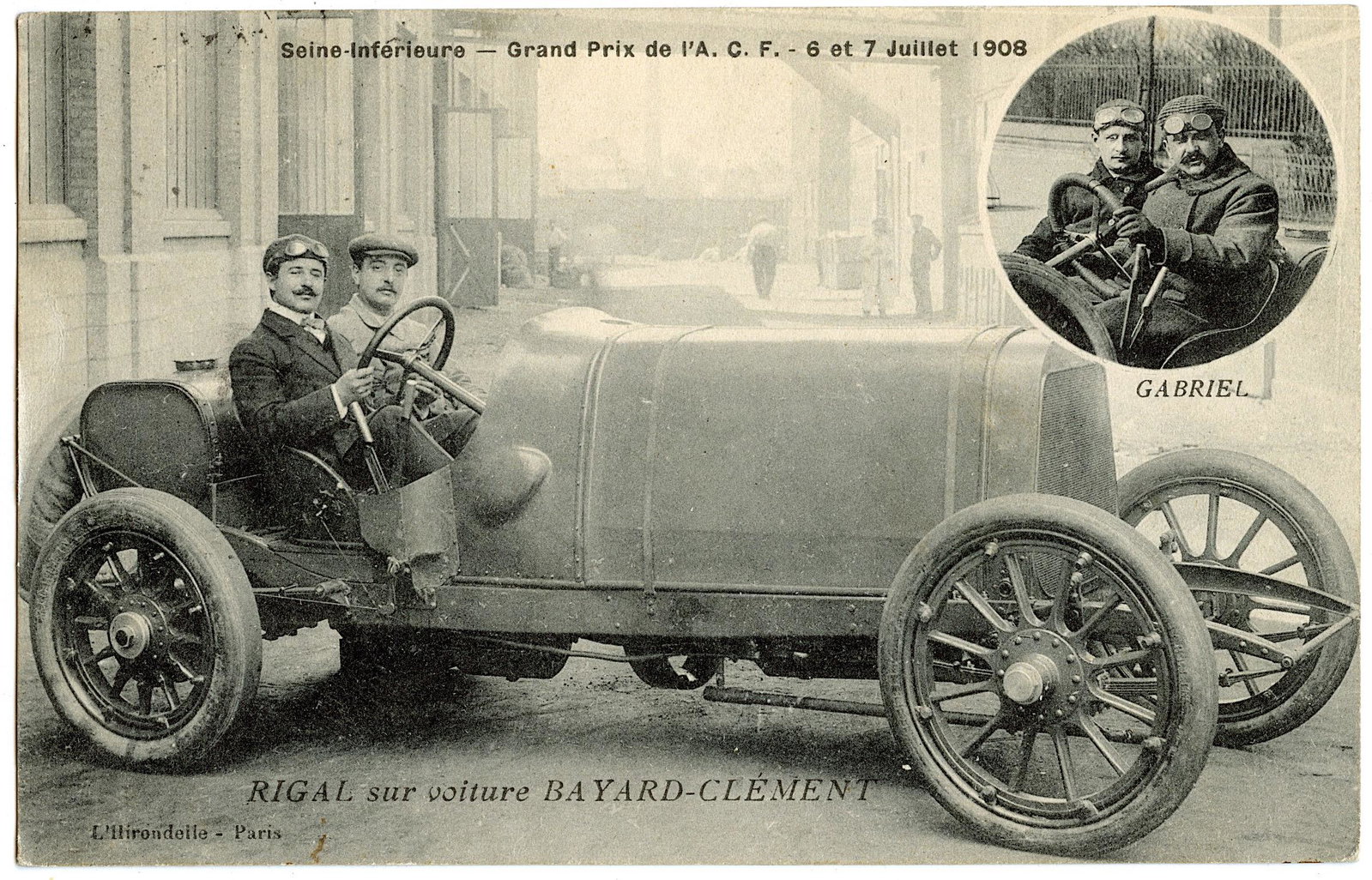 Antique Vintage Rare Postcard car Racing: The dimensions of an antique/vintage postcard are Approx. 5.5"x 3.5" (small variances can occur). ABOUT SHIPPING: This lot is located in Boca Raton, Fl and its shipment will be made directly by Arteli