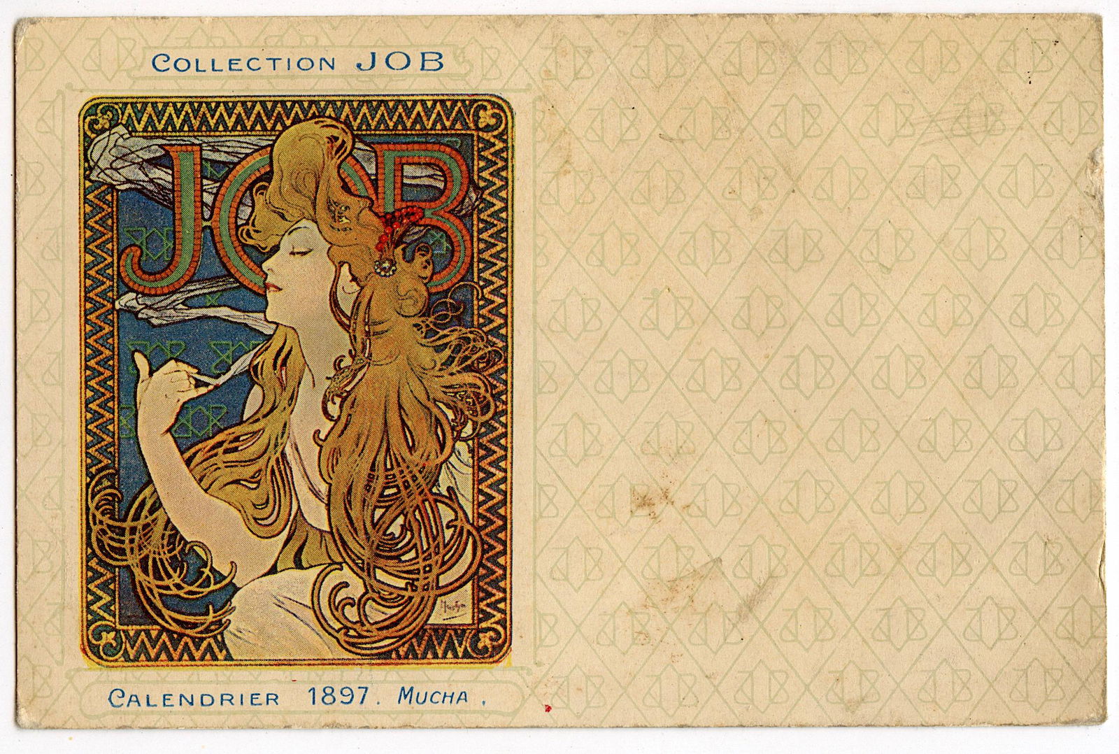 Antique Postcard Collection JOB Alphonse Mucha (1 of 2)