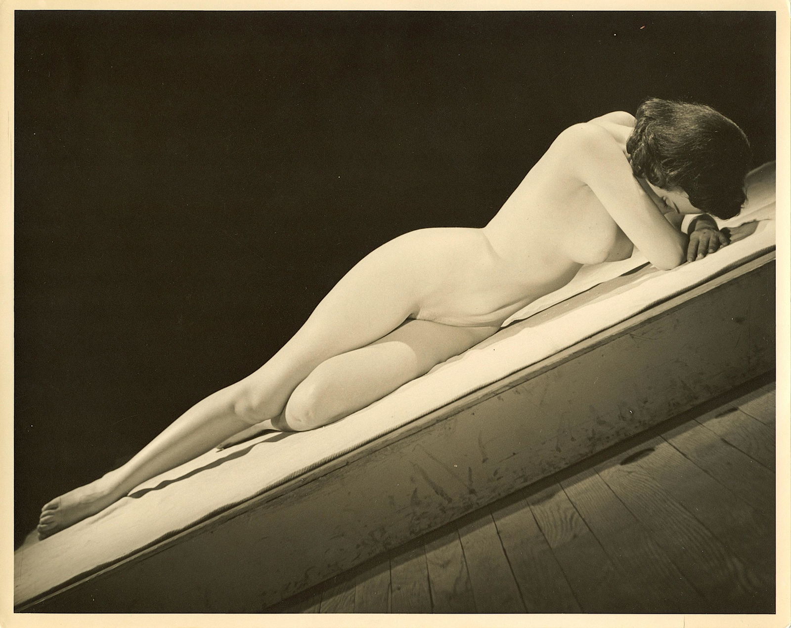 Early Photo Pin Up from Photographer BUNNY YEAGER: This lot is coming from Bunny Yeager's estate/archives. Linnea Eleanor "Bunny" Yeager (March 13, 1929 - May 24, 2014) was an American photographer and pin-up model. She met Bettie Page in 1954, and to