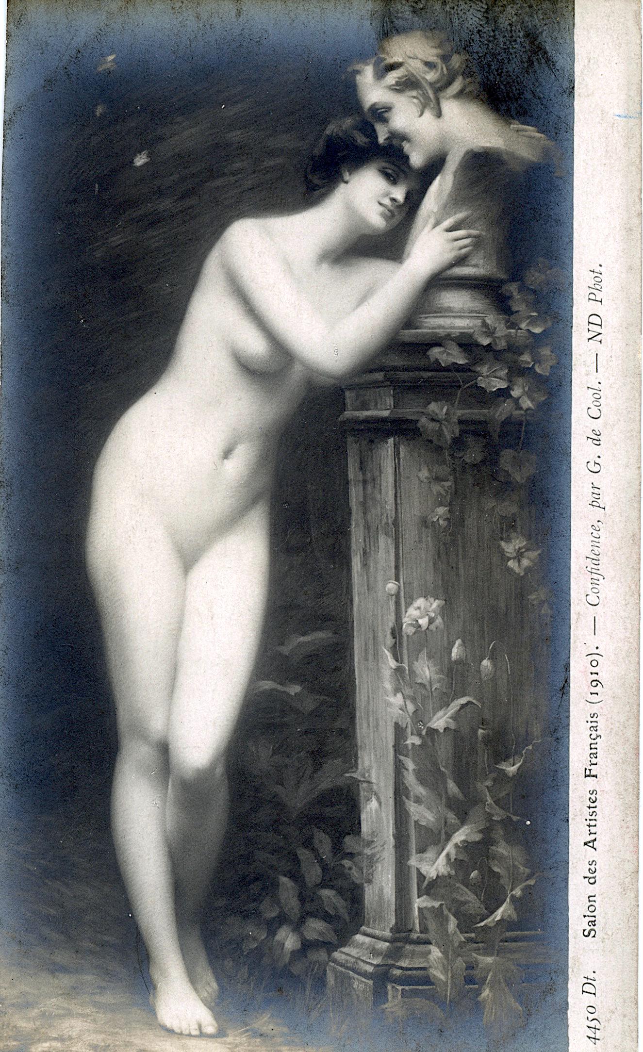 Antique Vintage Rare Postcard Artistic Nude: The dimensions of an antique/vintage postcard are Approx. 5.5"x 3.5" (small variances can occur). ABOUT SHIPPING: This lot is located in Boca Raton, Fl and its shipment will be made directly by Arteli