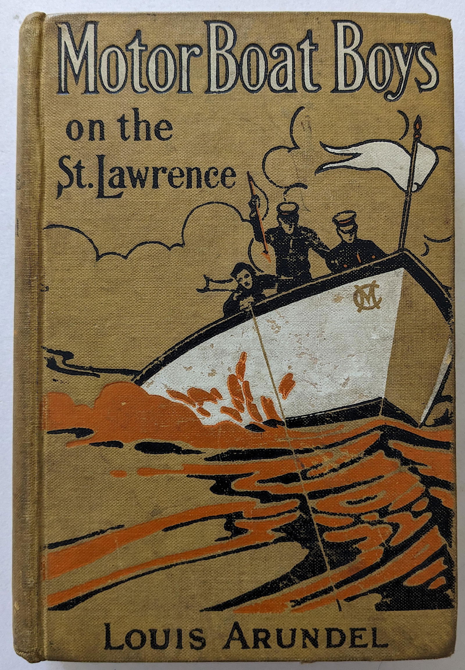 Book Motor Boat Boys by Louis Arundel, 1912 (1 of 4)