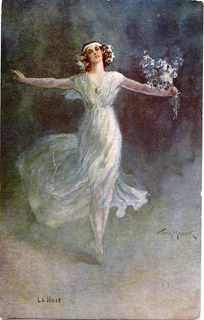 Antique Rare Postcard France Art Nouveau / Deco: Provenance from a Belgium Collector in Manhattan, NY. The dimensions of an antique/vintage postcard are Approx. 5.5"x 3.5" (small variances can occur). ABOUT SHIPPING: This lot is located in Boca Rato