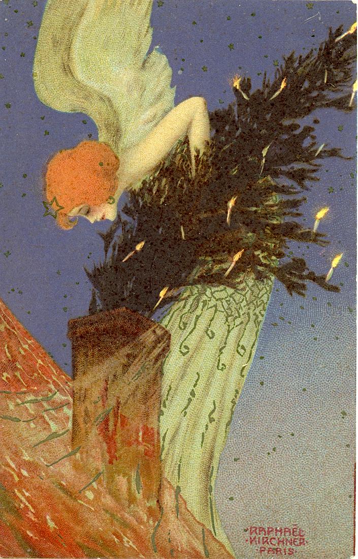 Antique Rare Postcard Nouveau RAPHAEL KIRCHNER (1 of 2)