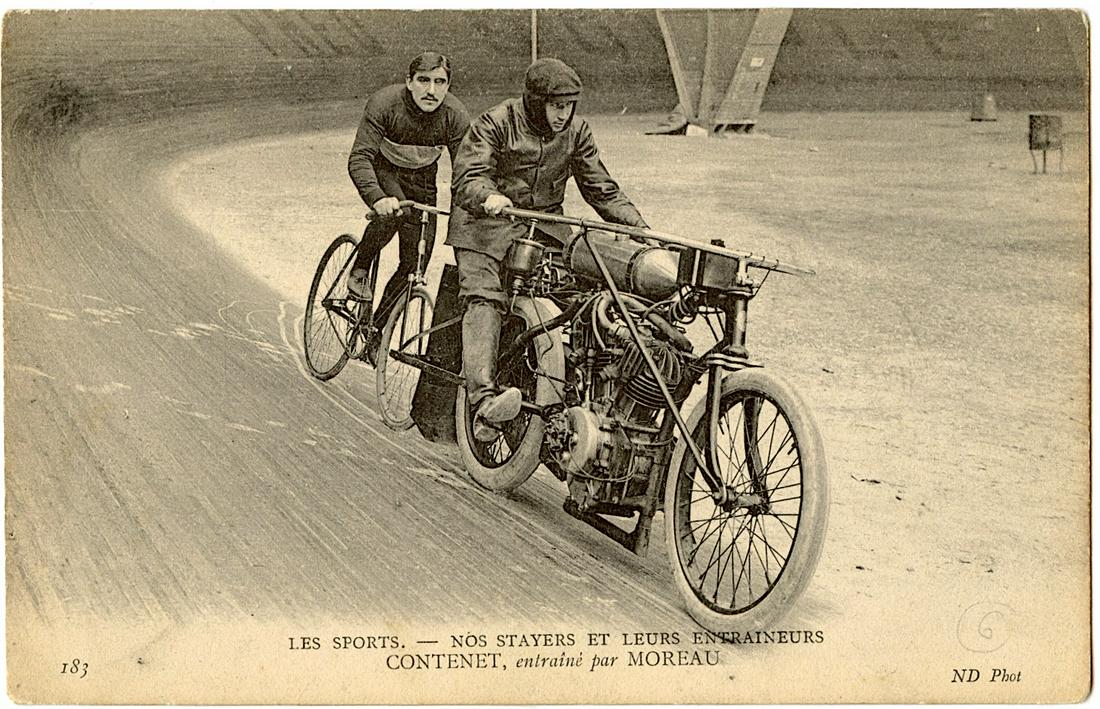 Antique Postcard Pioneers Car Racing (1 of 2)