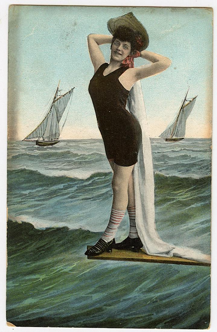 Antique Postcard Art Nouveau Deco Portrait: The dimensions of an antique/vintage postcard are Approx. 5.5"x 3.5" (small variances can occur). ABOUT SHIPPING: This lot is located in Boca Raton, Fl and its shipment will be made directly by Arteli