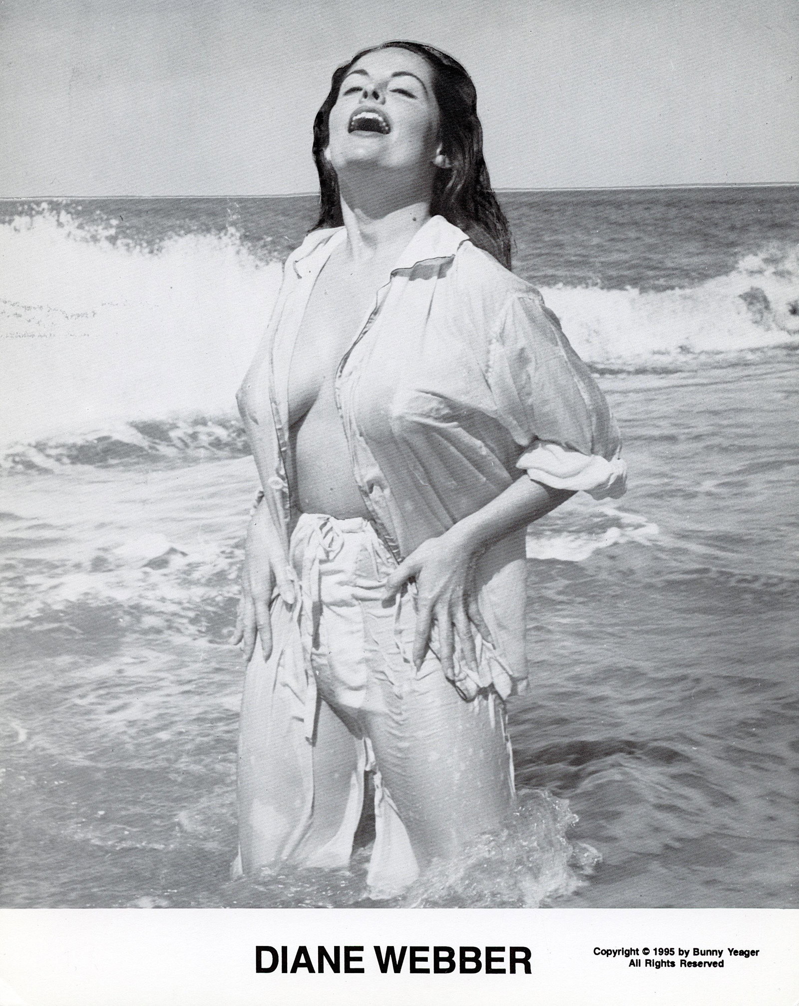 Original Pin Up Lithograph from Archives of BUNNY YEAGER: This lot is coming from Bunny Yeager's estate/archives. Linnea Eleanor "Bunny" Yeager (March 13, 1929 - May 24, 2014) was an American photographer and pin-up model. She met Bettie Page in 1954, and to