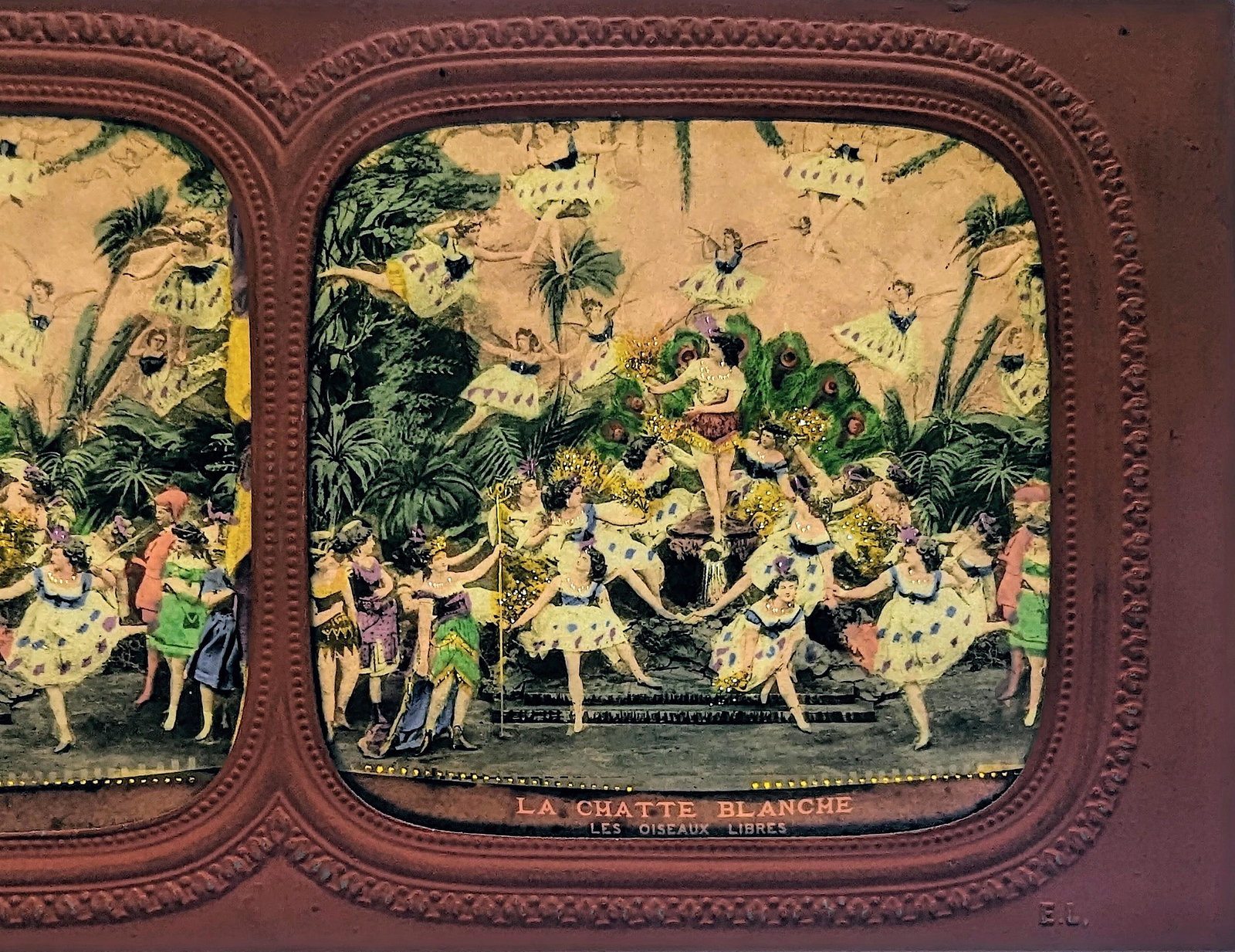 Antique French 1860s Hold To Light Tissue Stereoview (1 of 3)