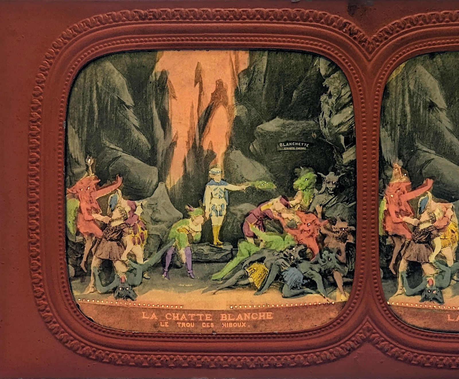 Antique French 1860s Hold To Light Tissue Stereoview (1 of 3)