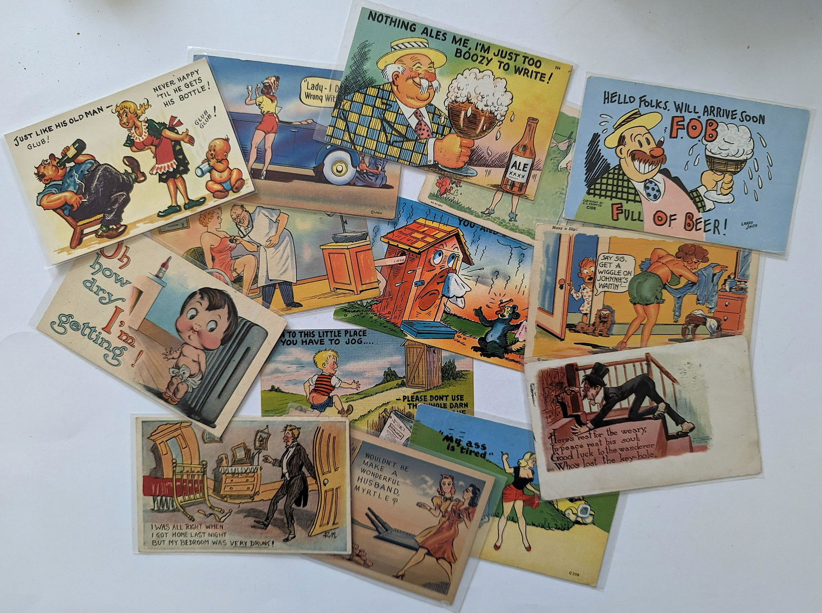 Group Vintage American Ephemera Postcards (1 of 2)