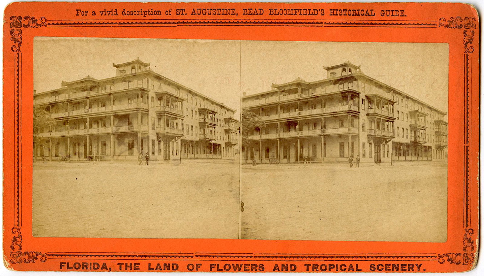 Antique Real Photo Stereoview St. Augustine FL.: This stereoviews is original from the epoch . The stereoviews we are offering come mainly from collectors in the U.S.A. and constitute wonderful testimonies of past time that tend to be unique. They h