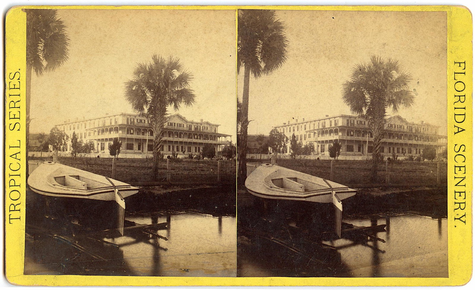 Antique Real Photo Stereoview Jacksonville, Florida: This stereoviews is original from the epoch . The stereoviews we are offering come mainly from collectors in the U.S.A. and constitute wonderful testimonies of past time that tend to be unique. They h