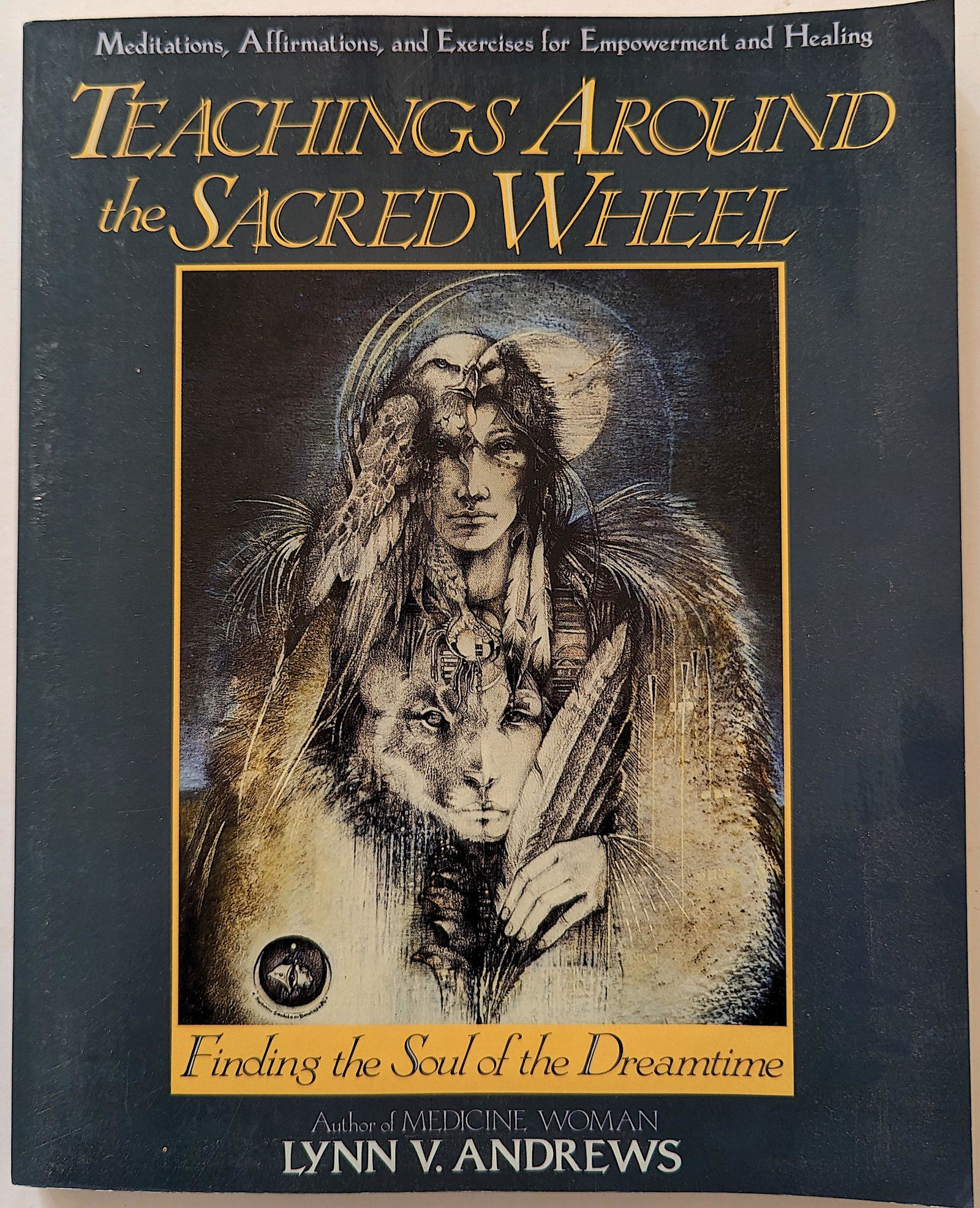 Vintage Rare Book Teaching Around The Sacred Wheel (1 of 4)