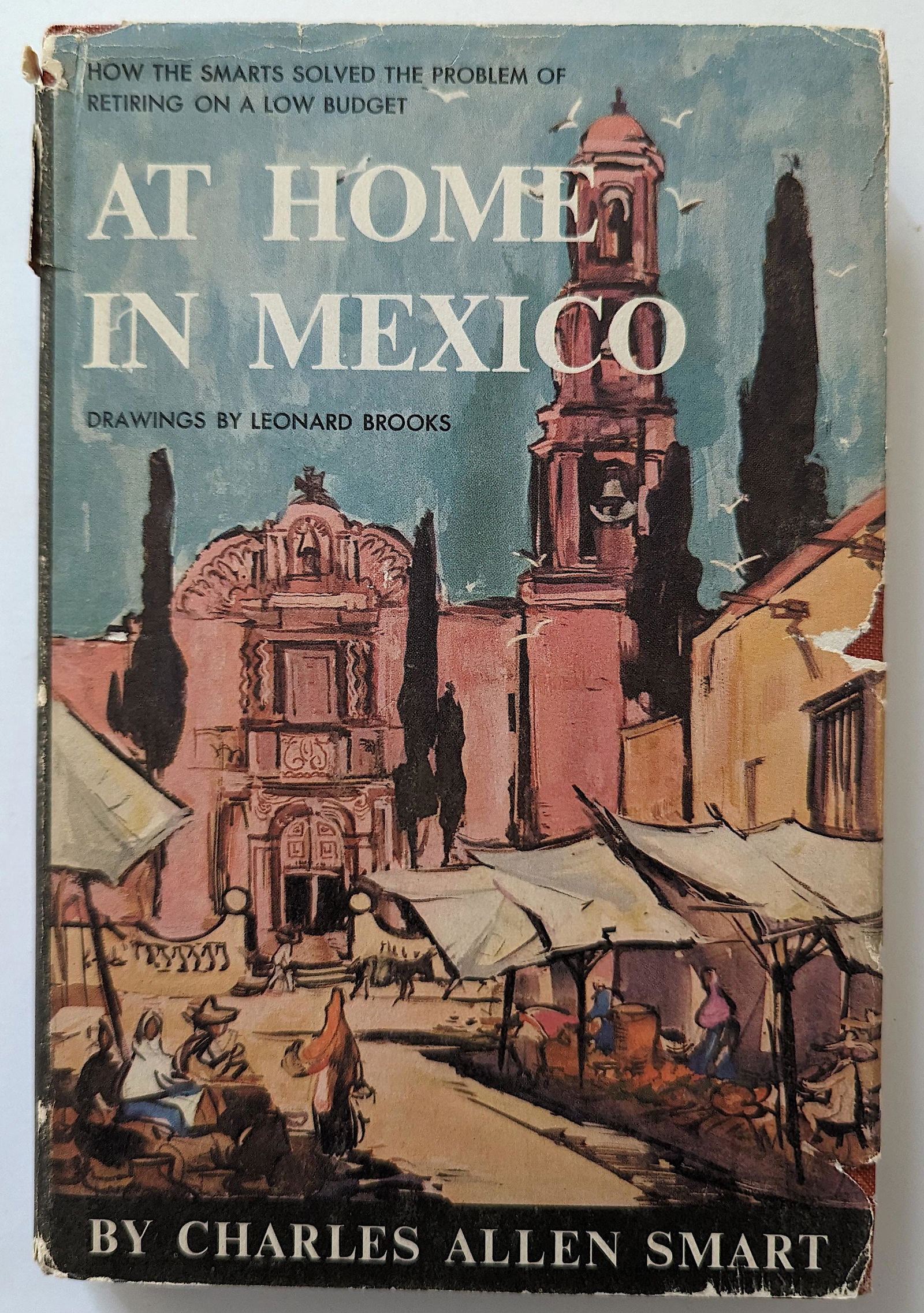 Vintage Rare Book At Home in Mexico, 1957 (1 of 3)
