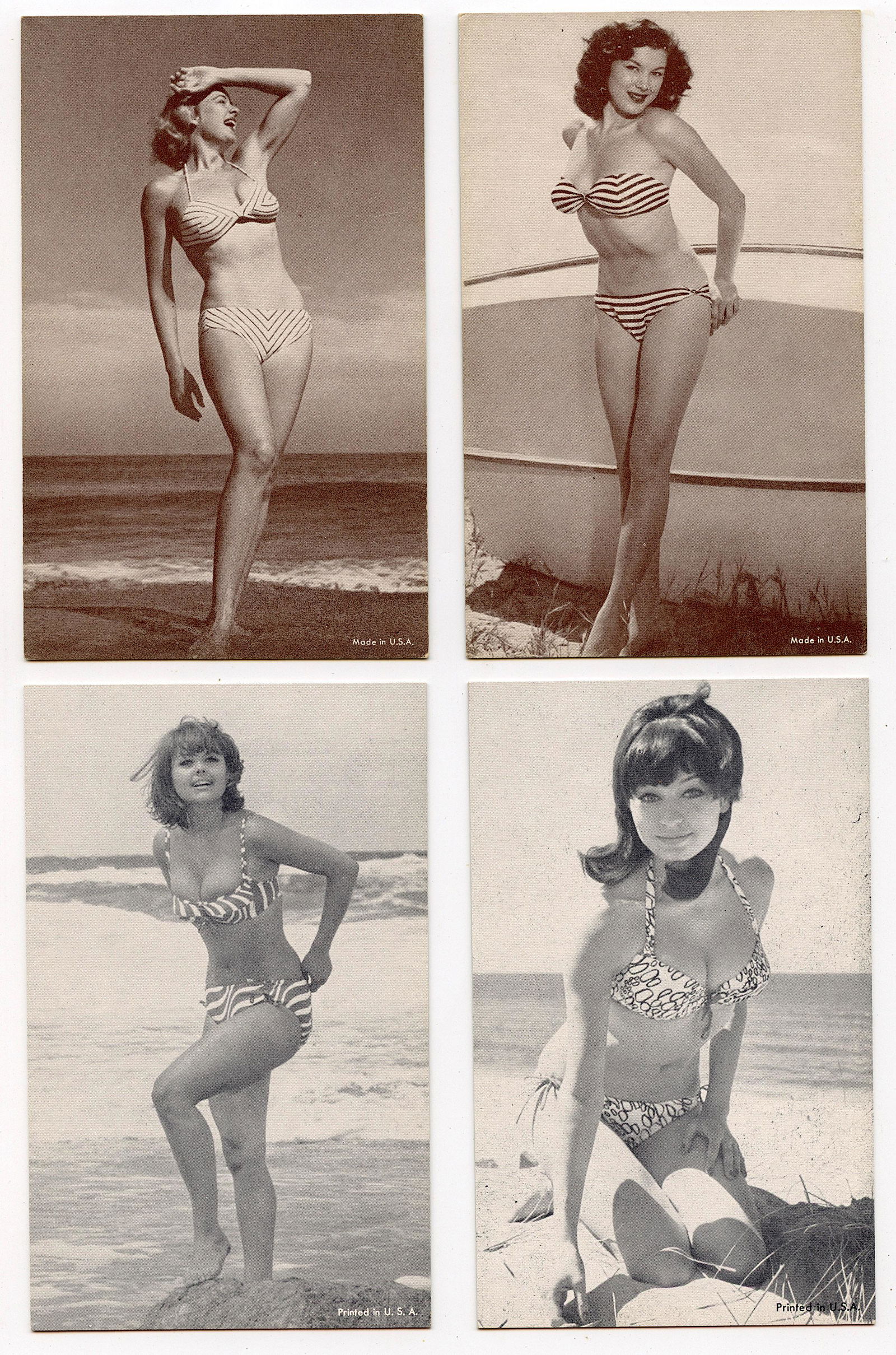 Vintage 1950s Set Made in U.S.A. Pin Up Cards (1 of 1)