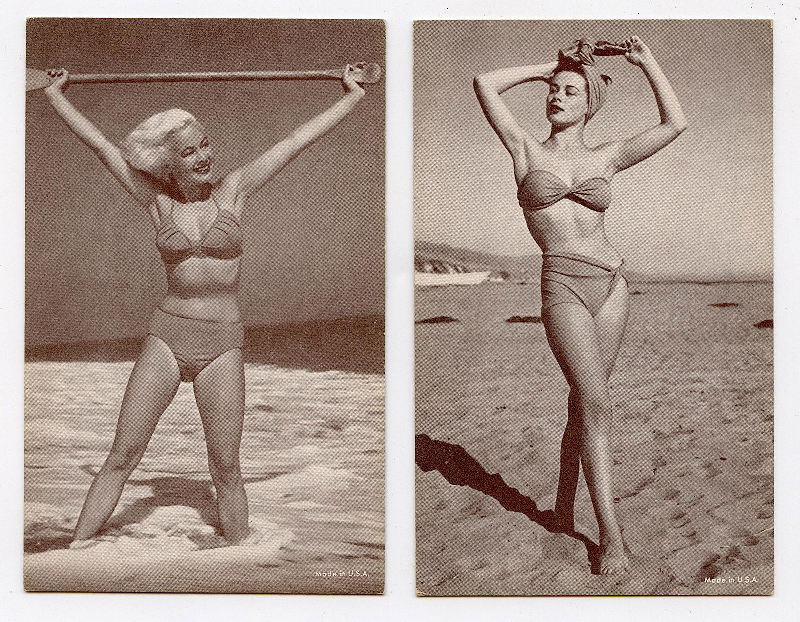 Vintage 1950s Set Made in U.S.A. Pin Up Cards (1 of 1)