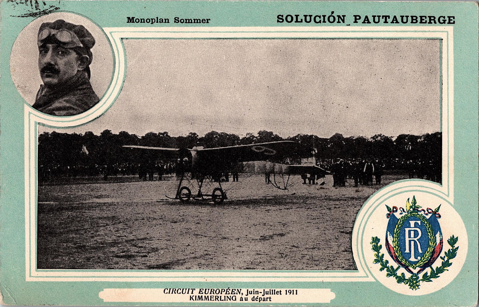 Antique Vintage Rare Postcard Pioneers Aviation: The dimensions of an antique/vintage postcard are Approx. 5.5"x 3.5" (small variances can occur). ABOUT SHIPPING: This lot is located in Boca Raton, Fl and its shipment will be made directly by Arteli