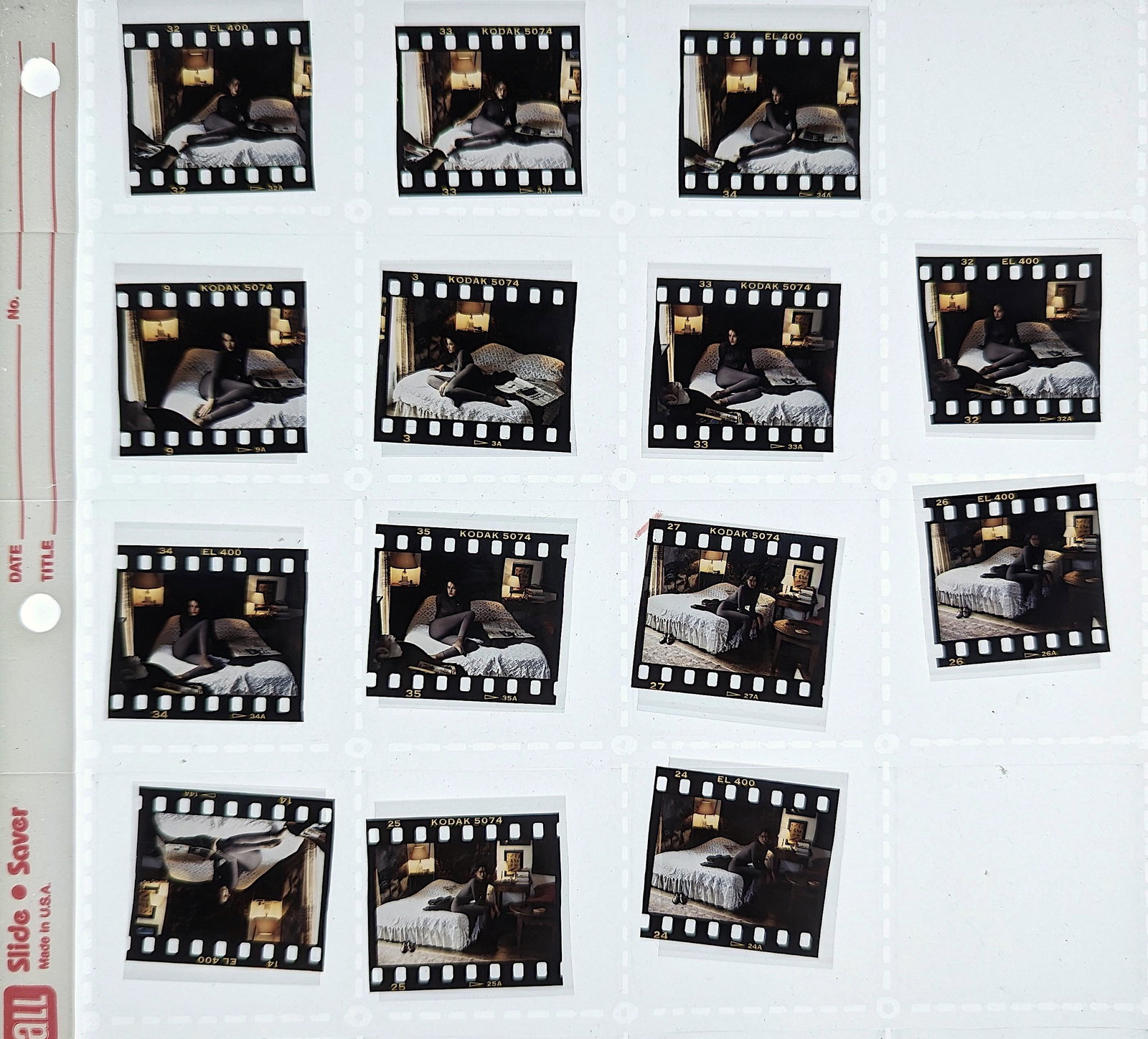 Original Set 35mm Positives Pin Up Model Fashion: This collection is coming from a Professional American photographer and collector during the last 30 years in LA, CA. His collection includes many original positives and negatives from professional ph
