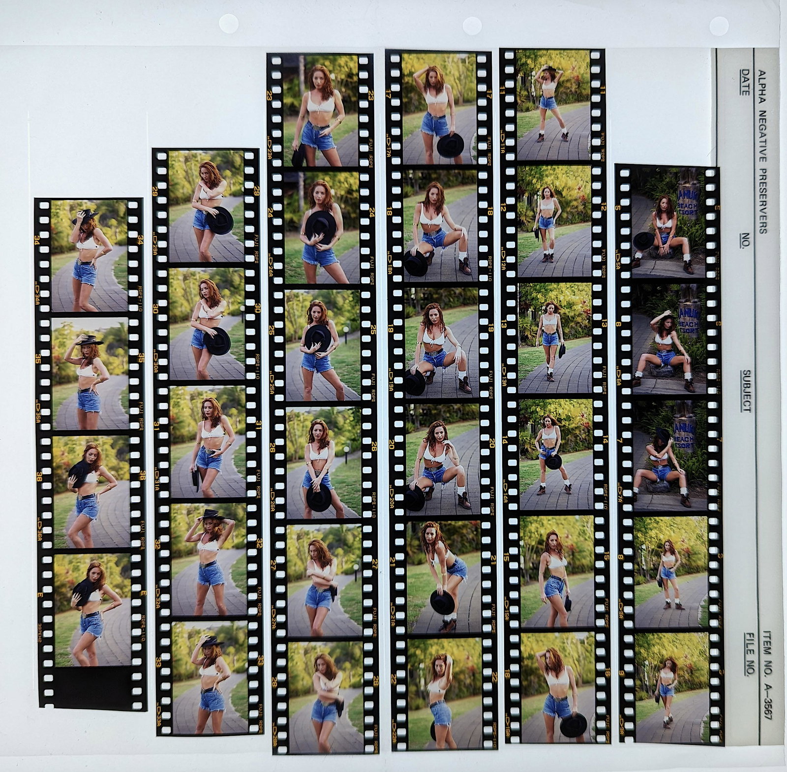 Original Set 35mm Positives Pin Up Model Fashion: This collection is coming from a Professional American photographer and collector during the last 30 years in LA, CA. His collection includes many original positives and negatives from professional ph