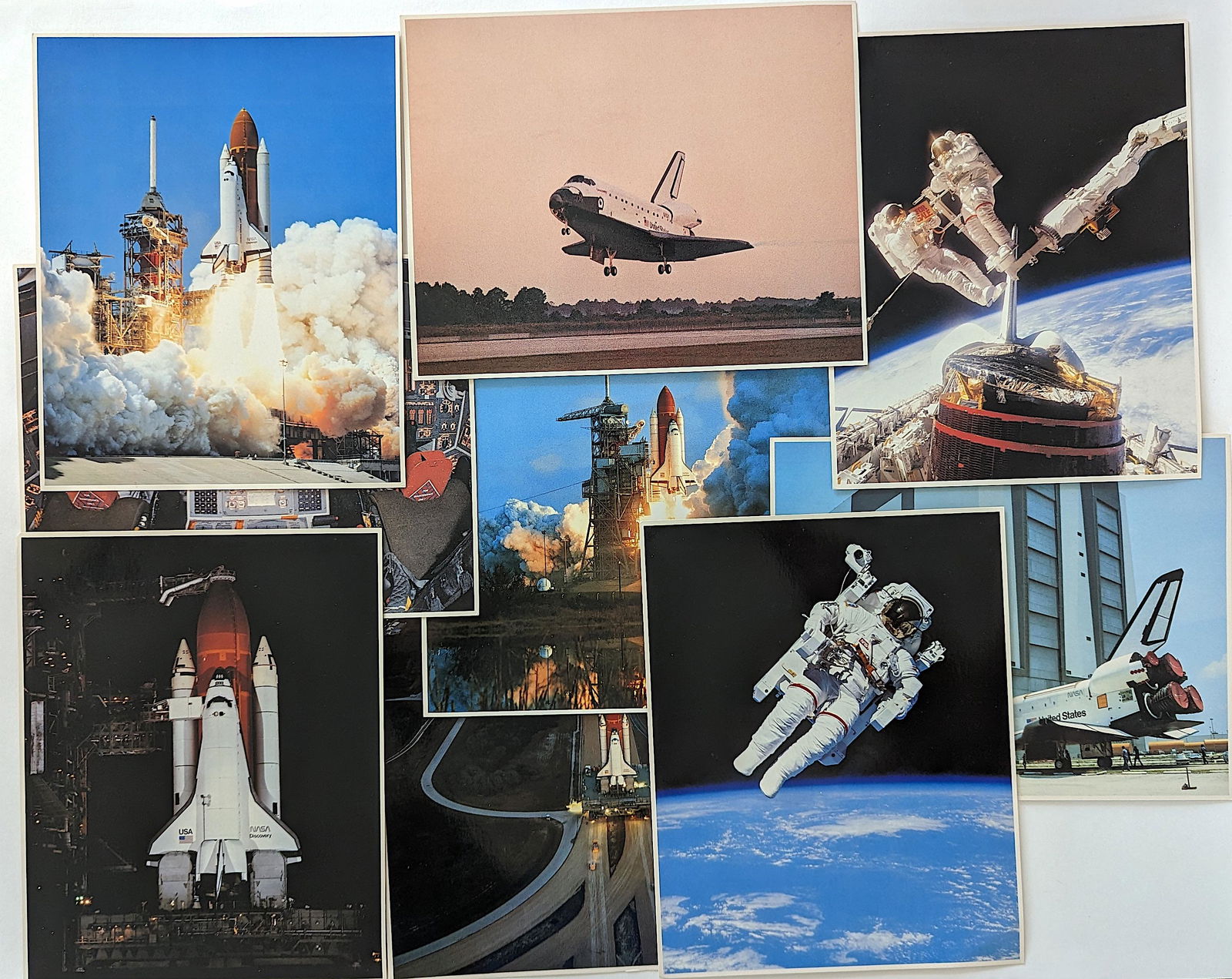 Wonderful Set NASA The Space Shuttle Collection 8" x 10" each (1 of 5)