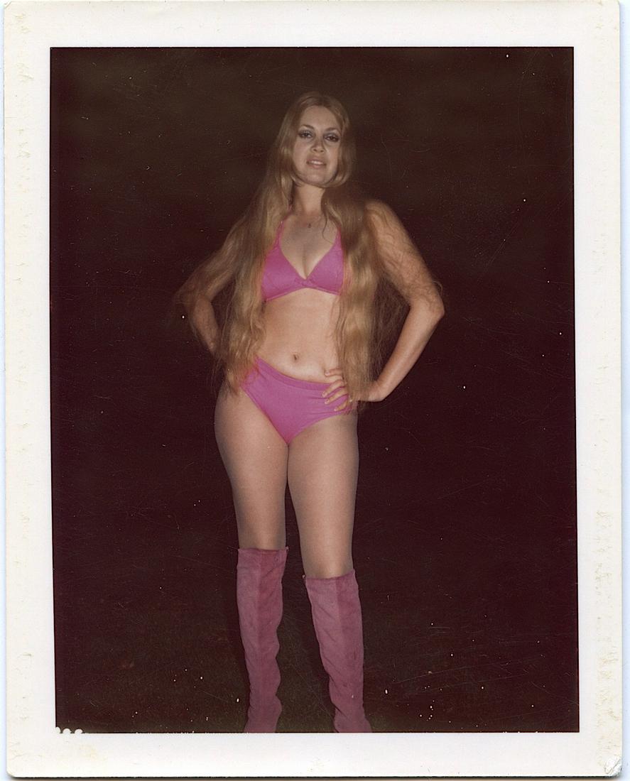 Vintage 1970s Pin Up Female POLAROID LAND PHOTOGRAPH: This collection is coming from a Professional American photographer and collector during the last 30 years in LA, CA. His collection includes many original positives and negatives from professional ph